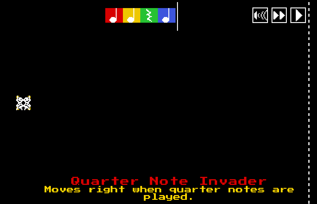 Rhythmic Invasion Gameplay Screenshot